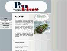 Tablet Screenshot of pro-plus.ca